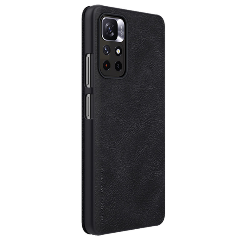 Funda Nillkin Qin para Xiaomi Redmi Note 11T 5G / Poco M4 Pro 5G, negra