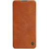[CR] Funda Nillkin Qin para Xiaomi Redmi Note 9T 5G, marrón (devolución de cliente)
