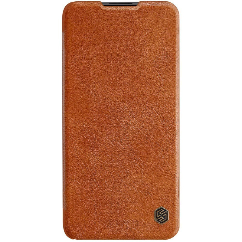 [CR] Funda Nillkin Qin para Xiaomi Redmi Note 9T 5G, marrón (devolución de cliente)