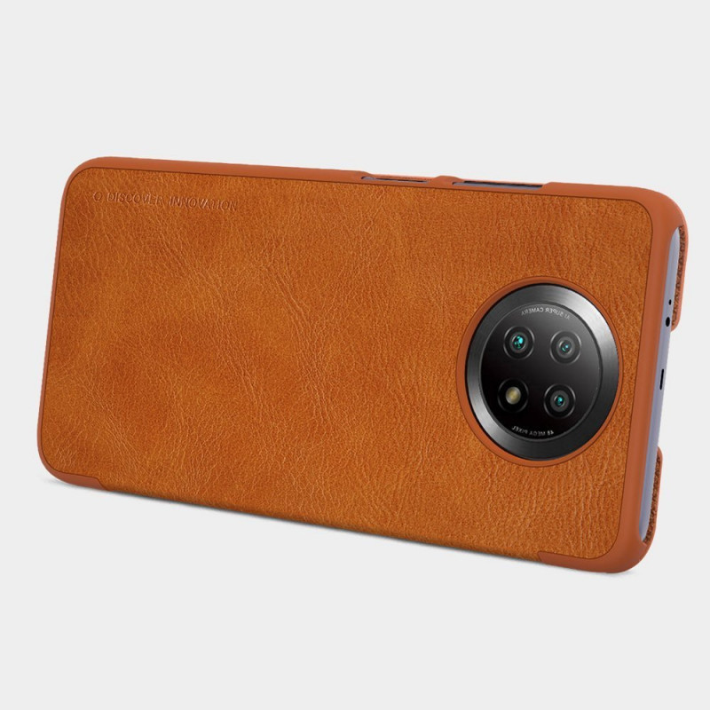 [CR] Funda Nillkin Qin para Xiaomi Redmi Note 9T 5G, marrón (devolución de cliente)