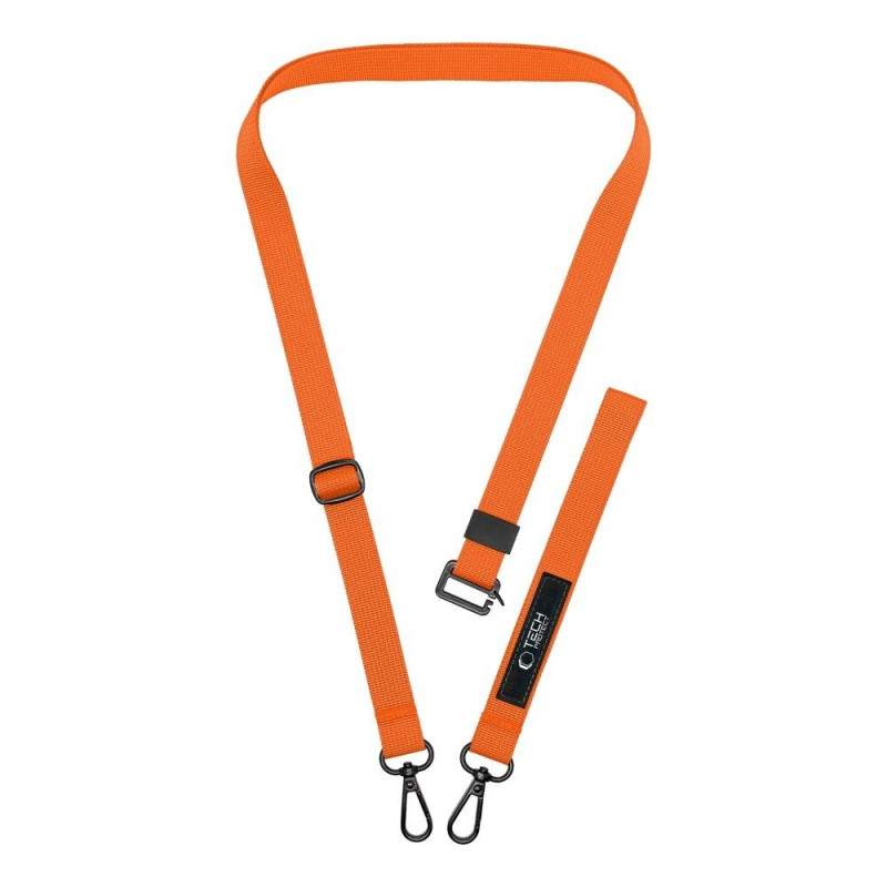Cordón cruzado para teléfono Tech-Protect C6S Rope, naranja cósmico