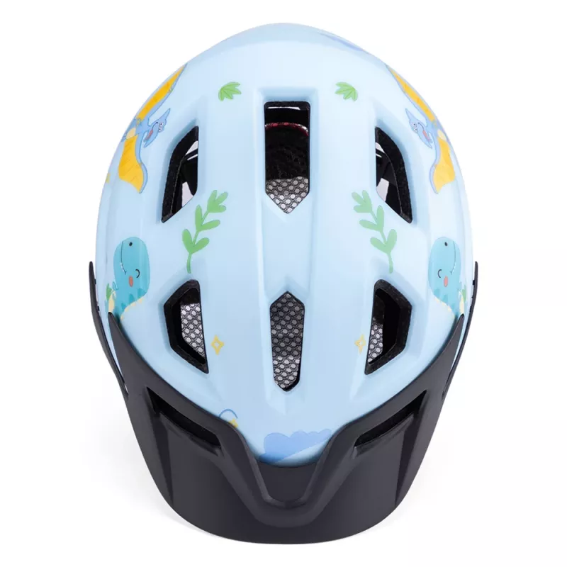 Casco de bicicleta MTB infantil Wozinsky con visera desmontable, talla XS (48-52 cm), azul claro