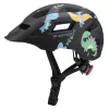 Casco de bicicleta MTB infantil Wozinsky con visera desmontable, talla XS (48-52 cm), negro