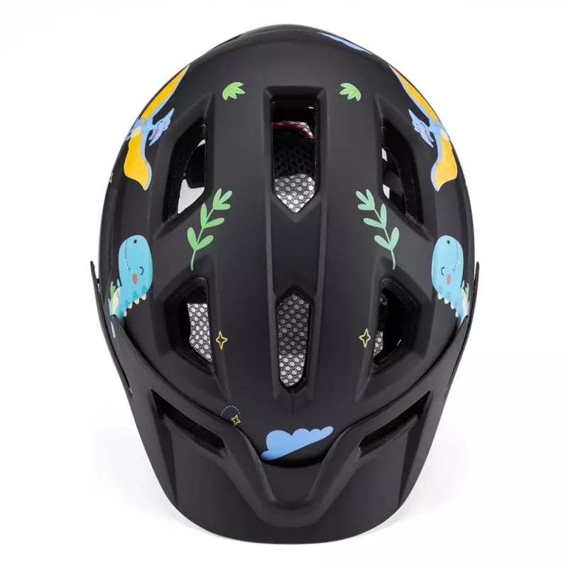Casco de bicicleta MTB infantil Wozinsky con visera desmontable, talla XS (48-52 cm), negro