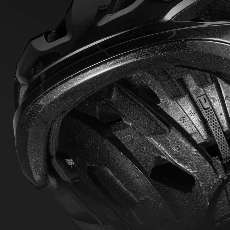 Casco de bicicleta juvenil Rockbros LK-67 con visera desmontable, 54-58 cm, negro