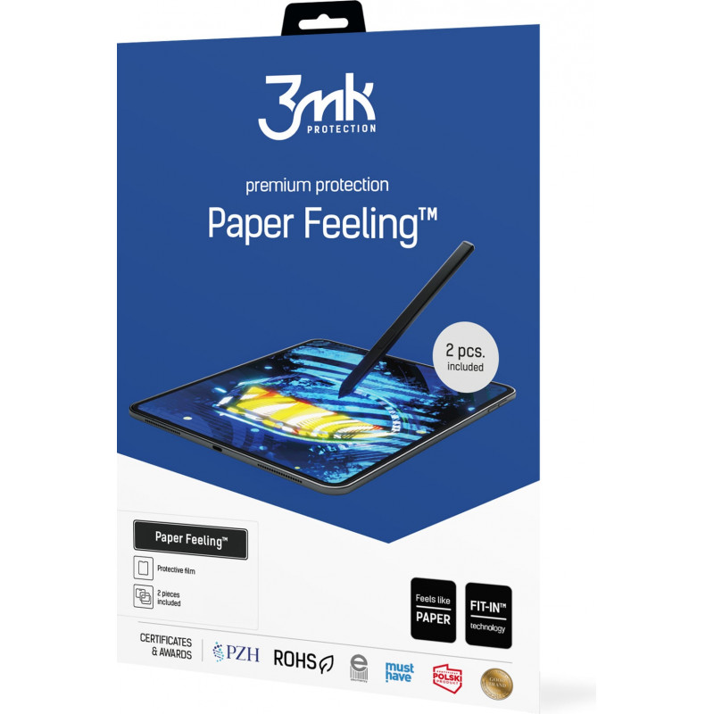 Protector de pantalla 3MK Paper Feeling para Samsung Galaxy Tab S8 11, 2 uds