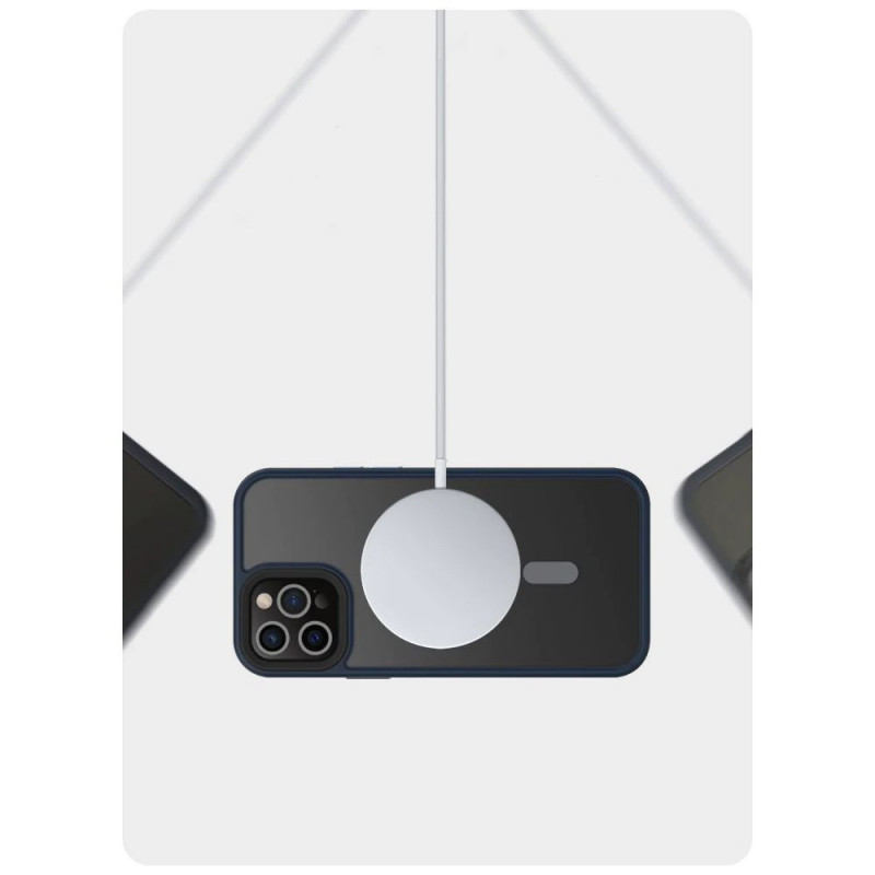 Funda MagSafe Tech-Protect Magmat para Apple iPhone 12/12 Pro, negro mate