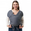 Portabebés de tela Momcozy M20SSCJ01, gris oscuro