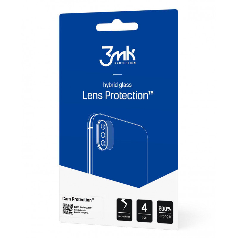 Protector de cristal para lente de cámara 3MK Lens Protection para Samsung Galaxy S21 FE 5G (4 uds.)