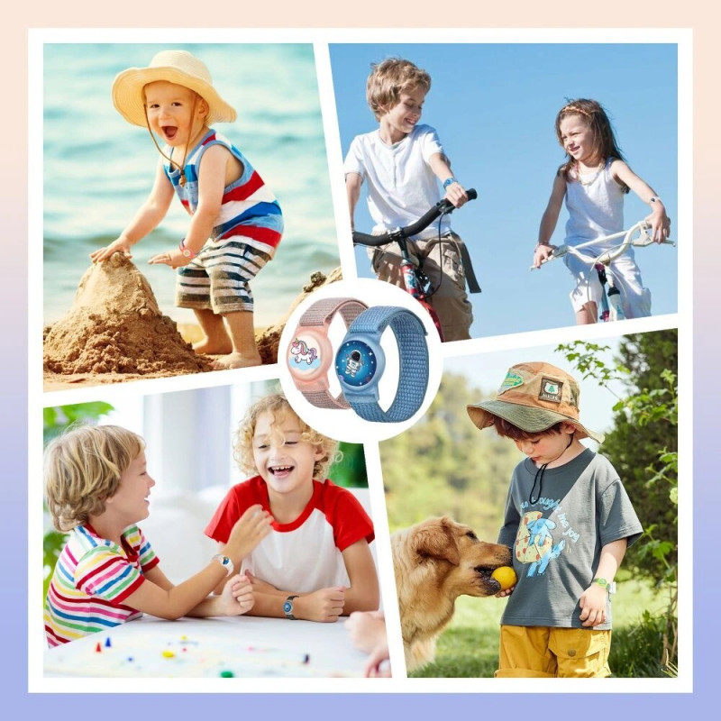 Correa Tech-Protect Nylon For Kids para Apple AirTag 1 / 2, Magic Pony