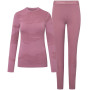 Viking Gasher Lady Set Merino Ropa interior para mujer, rosa, S
