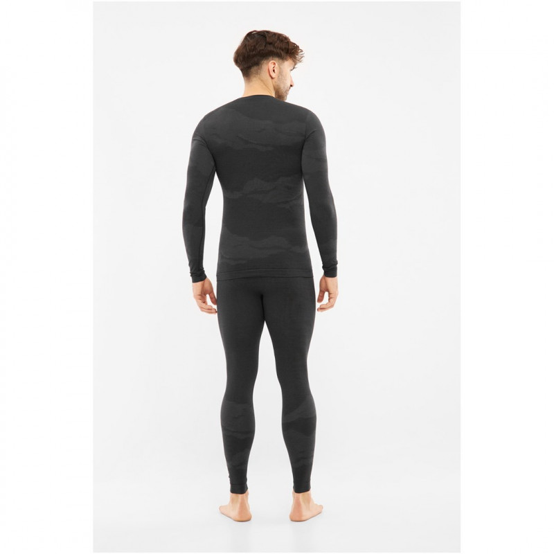 Conjunto de ropa interior térmica activa para hombre VIKING Gasher Man Set Merino, talla L, negro