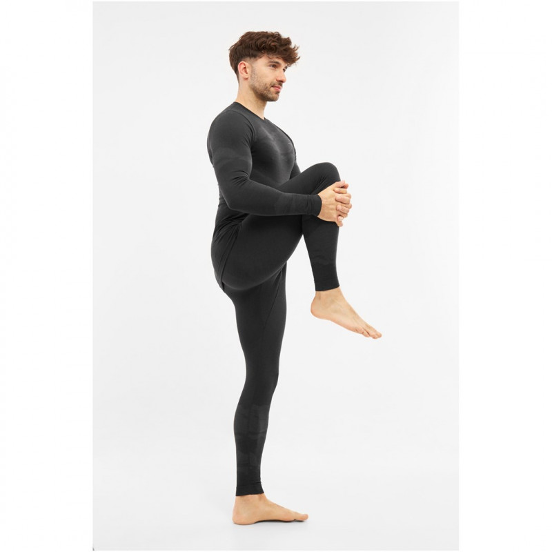 Conjunto de ropa interior térmica activa para hombre VIKING Gasher Man Set Merino, talla L, negro