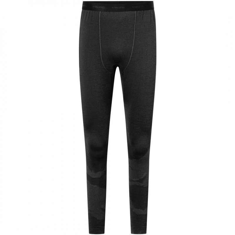 Conjunto de ropa interior térmica activa para hombre VIKING Gasher Man Set Merino, talla M, negro