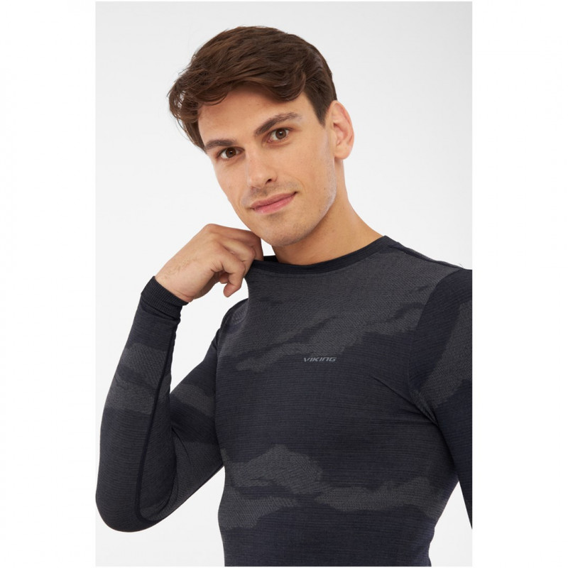 Conjunto de ropa interior de hombre VIKING Gasher Man Set Merino, talla L, azul marino