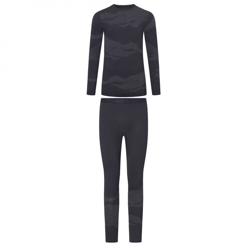 Conjunto de ropa interior de hombre VIKING Gasher Man Set Merino, talla L, azul marino