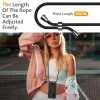 Funda TPU Hurtel para Samsung Galaxy A57 5G con portatarjetas y cordón cruzado, negra