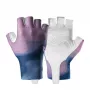 Guantes de ciclismo sin dedos amortiguadores para mujer Rockbros S389, talla L, morado