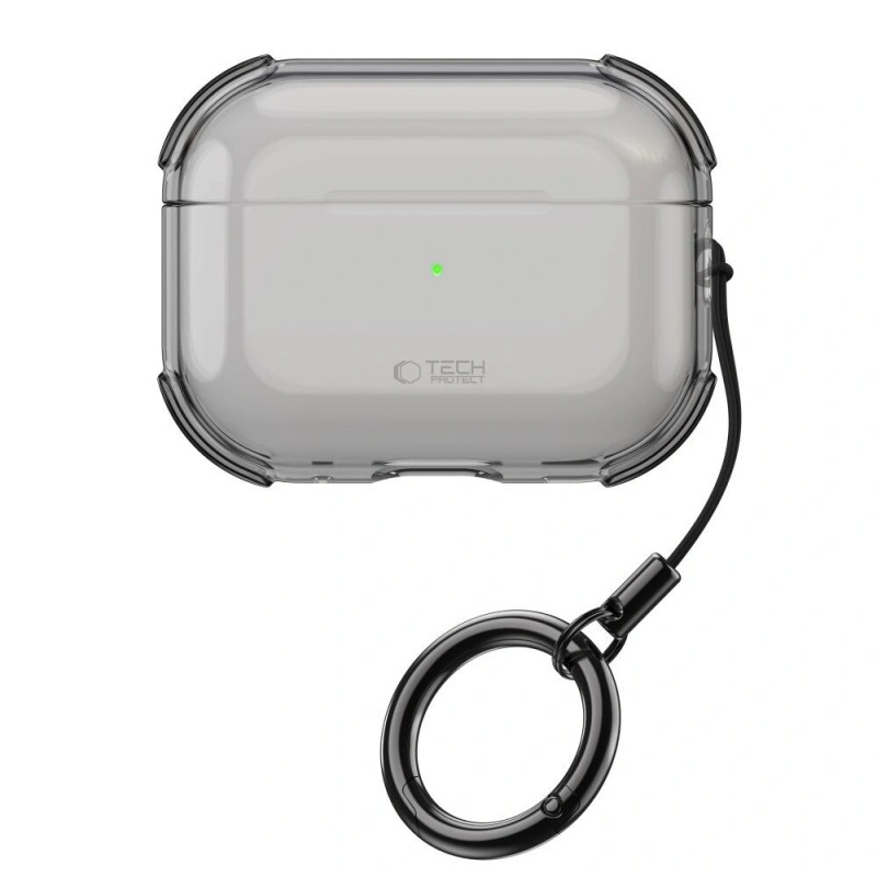 Funda Bounce Tech-Protect para Apple AirPods Pro 3, ceniza