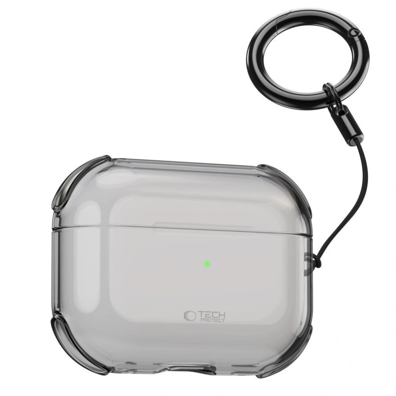 Funda Bounce Tech-Protect para Apple AirPods Pro 3, ceniza