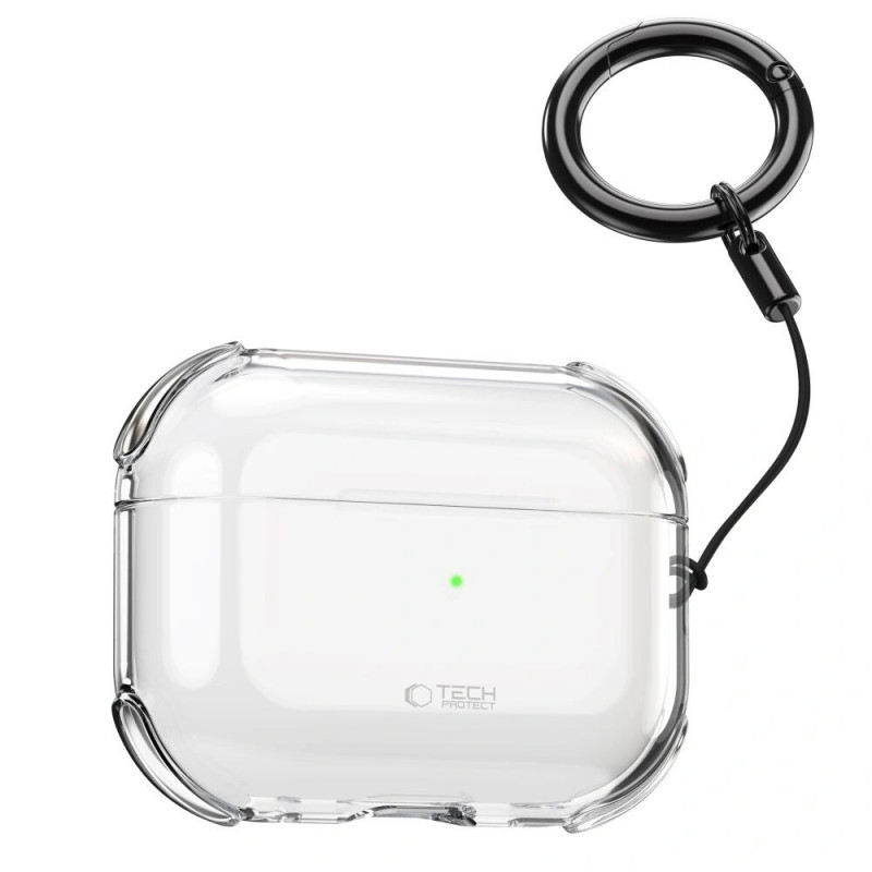 Funda Bounce Tech-Protect para Apple AirPods Pro 3, transparente