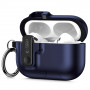 Funda Tech-Protect Slim Hook para Apple AirPods Pro 3, azul marino