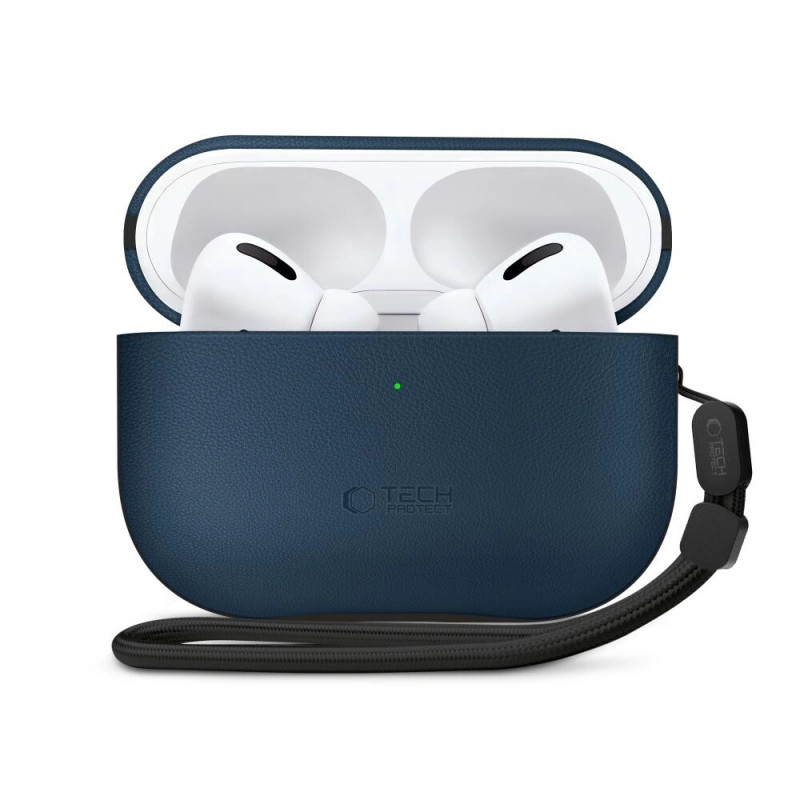 Funda Tech-Protect NaturalFit para Apple AirPods Pro 3, azul marino