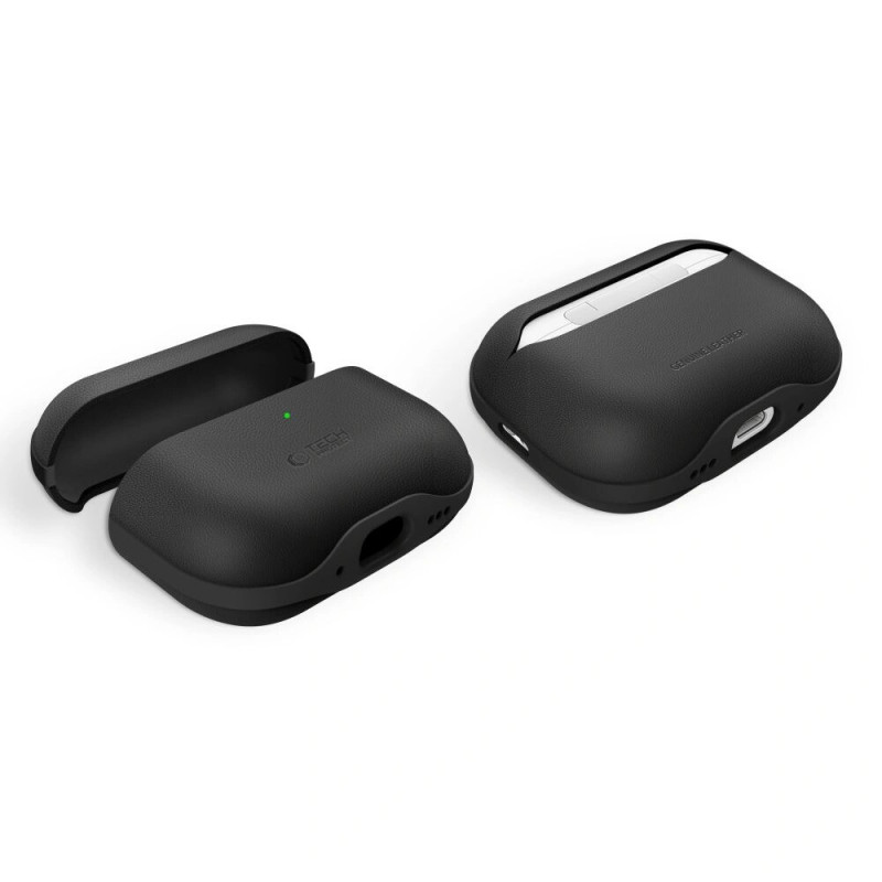 Funda Tech-Protect NaturalFit para Apple AirPods Pro 3, negra