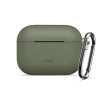 Funda Tech-Protect Silicone Hook para Apple AirPods Pro 3, verde oliva