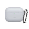 Funda Tech-Protect Silicone Hook para Apple AirPods Pro 3, gris crayón