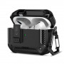 Funda Tech-Protect Carbonox MagSafe para Apple AirPods Pro 3, THP4731, negra