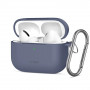 Funda Tech-Protect Silicone Hook para Apple AirPods Pro 3, azul claro