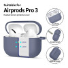 Funda Tech-Protect Silicone Hook para Apple AirPods Pro 3, azul claro