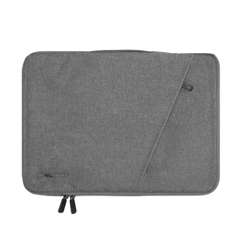 Funda para portátil Wozinsky WTNP-15G de 15.6" con asa retráctil, gris