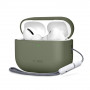 Funda de silicona Tech-Protect para Apple AirPods Pro 3 verde oliva