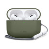 Funda de silicona Tech-Protect para Apple AirPods Pro 3 verde oliva