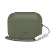 Funda de silicona Tech-Protect para Apple AirPods Pro 3 verde oliva