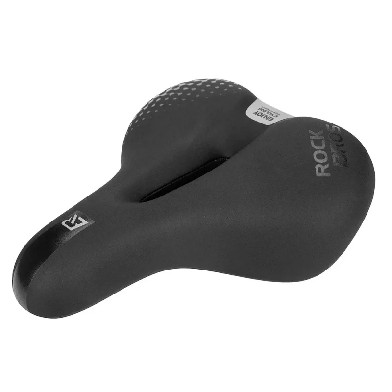 Rockbros 6876 Sillín de bicicleta ergonómico y cómodo, negro