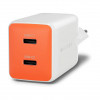 Cargador GaN Hyper HyperJuice Flex 45W HJ1201OGEU de Targus, naranja