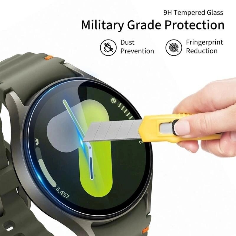 Tech-Protect Glass Fit+ Samsung Galaxy Watch 8 / 9 44mm Transparente (2 uds)