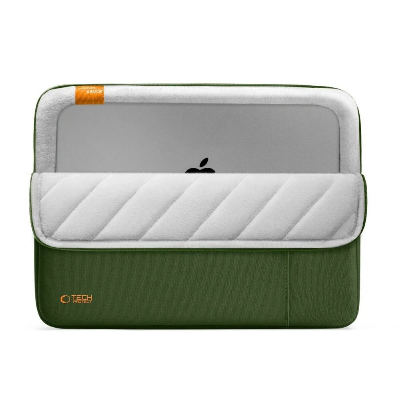 Funda para portátil Tech-Protect Defender 13-14 verde militar