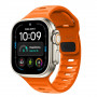 Correa Tech-Protect Silicone Line para Apple Watch 8 / 9 / 10 / 11 / 12 / SE / Ultra 44/45/46/49 mm, naranja