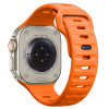 Correa Tech-Protect Silicone Line para Apple Watch 8 / 9 / 10 / 11 / 12 / SE / Ultra 44/45/46/49 mm, naranja