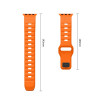 Correa Tech-Protect Silicone Line para Apple Watch 8 / 9 / 10 / 11 / 12 / SE / Ultra 44/45/46/49 mm, naranja