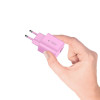 Cargador de pared Tech-Protect NCA20 USB-A / USB-C PD 20W / QC3.0, rosa bebé