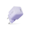 Cargador de pared Tech-Protect NCM25 USB-C PD 25W, lila claro