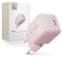 Cargador de pared Tech-Protect NCM25 USB-C PD 25W, rosa bebé