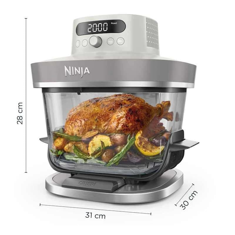 Freidora de aire 7 en 1 Ninja Crispi Pro AS101EULG, 2050 W, rosa