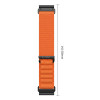 Correa para reloj Tech-Protect Nylon Pro THP6032 para Garmin Fenix 5X / 5X Plus / 6X / 6X Pro / 7X / 8 / 8 Pro / 9 / 9 Pro (47 mm), naranja