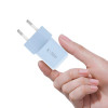 Cargador de pared Tech-Protect NCM25 USB-C PD 25W, azul claro